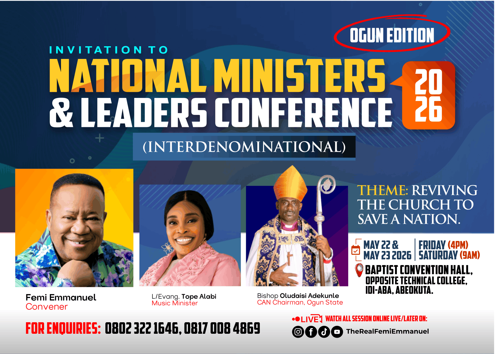 National Minister's & Leaders' Conference 2026